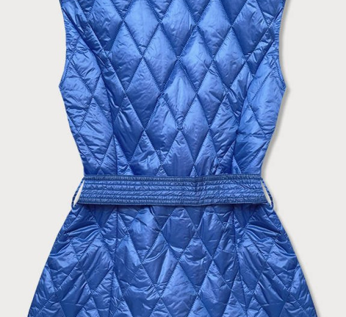 Dámská vesta v chrpové barvě s límcem (JIN221)