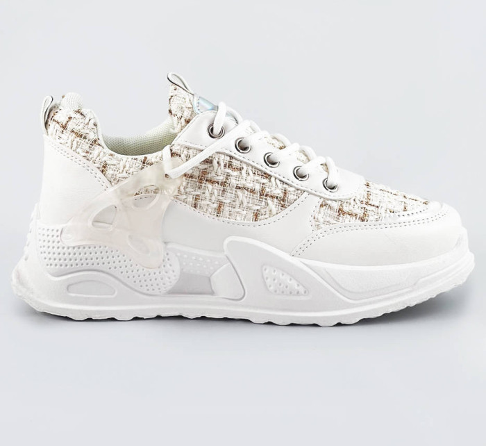 Bílé dámské sportovní boty (7003)