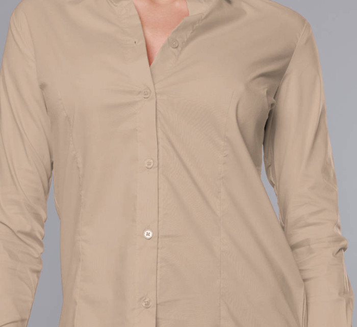 Klasická béžová dámská košile (HH039-34)