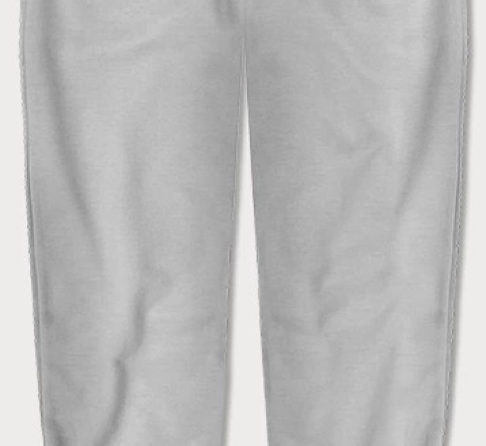 Světle šedé tenké teplákové kalhoty (CK03-2)