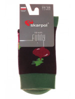 Obrázkové ponožky 80 Funny beet - Skarpol