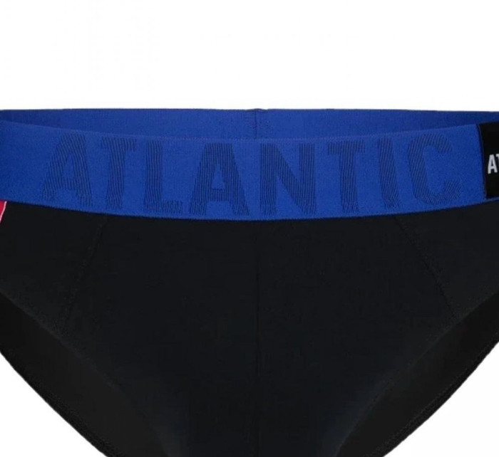 Pánské slipy 1566 black/blue - Atlantic