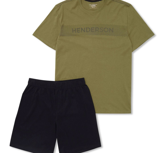 Pánské pyžamo 41282 Crop green - HENDERSON