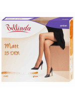 Dámské matné punčochové kalhoty MATT 15 DEN - BELLINDA - amber
