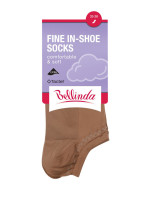 Dámské nízké ponožky FINE IN-SHOE SOCKS - BELLINDA - amber