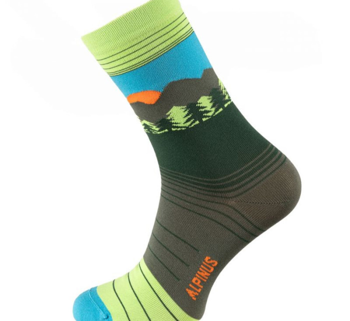 Alpinus Lavaredo zelené ponožky FI11069