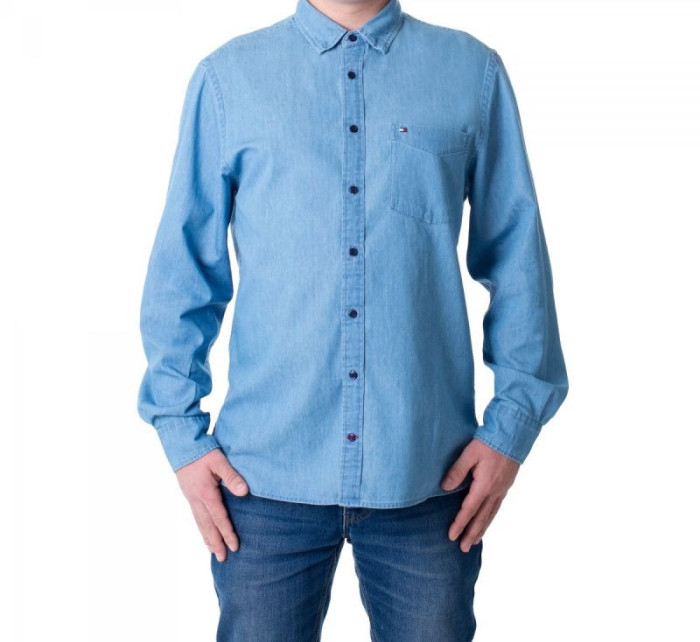 Tommy Hilfiger Džínová košile z organické bavlny M MW0MWI0956-IAO pánské