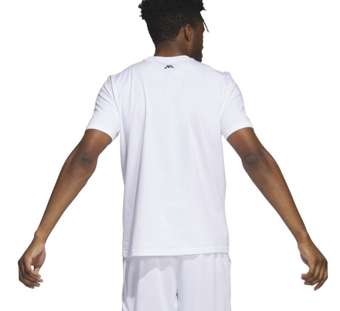 Pánské tričko adidas Chain Net Basketball Graphic Tee M IC1861