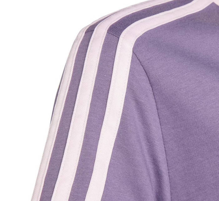 Adidas Essentials 3-Stripes Cotton Loose Fit Boyfriend Tee Jr IL3276 Tričko s pruhy