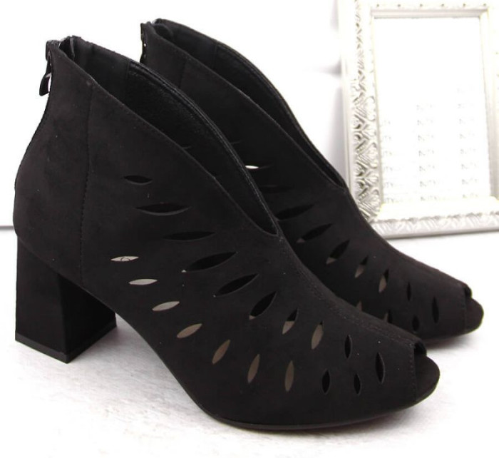 Semišové boty Potocki W WOL225A černé
