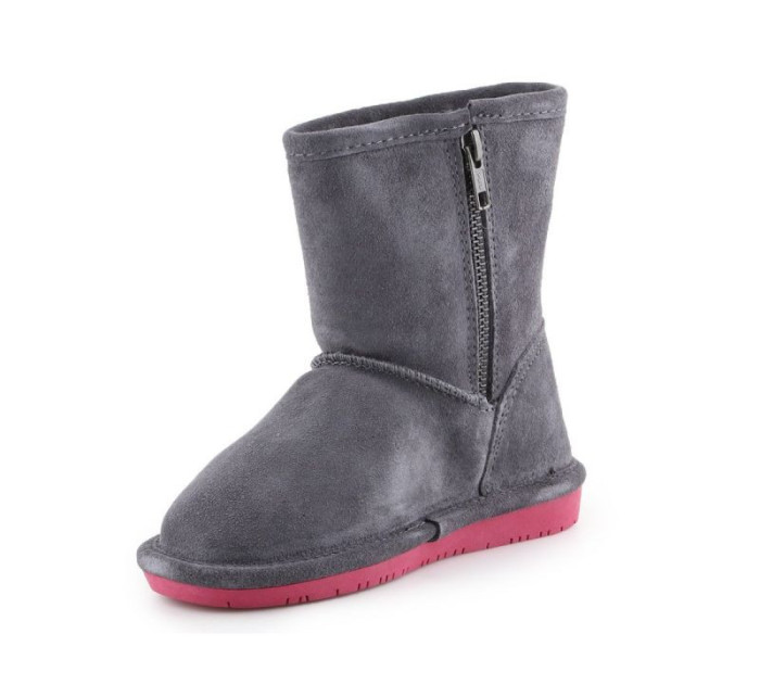 Dětské zimní boty Emma pro batolata 608TZ-903 Charcoal Pomberry - BearPaw