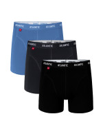 Pánské boxerky 3MH-047 modrá-grafit-černá - Atlantic