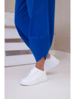 Komplet nových mikinových kalhot Punto chrpově modrá