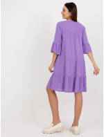 Dámské šaty D73761M30214B fialové - FPrice