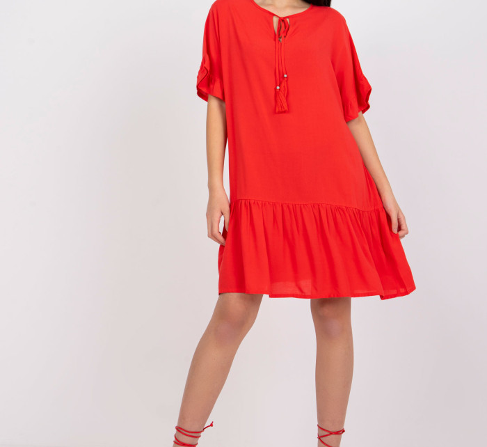 Dámské šaty-D73761M30306A-červené