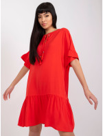 Dámské šaty-D73761M30306A-červené
