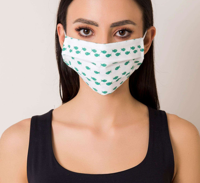 Ochranná maska KW MO JK151 bílá zelená