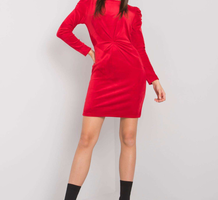 WN SK H614 šaty.34X červená