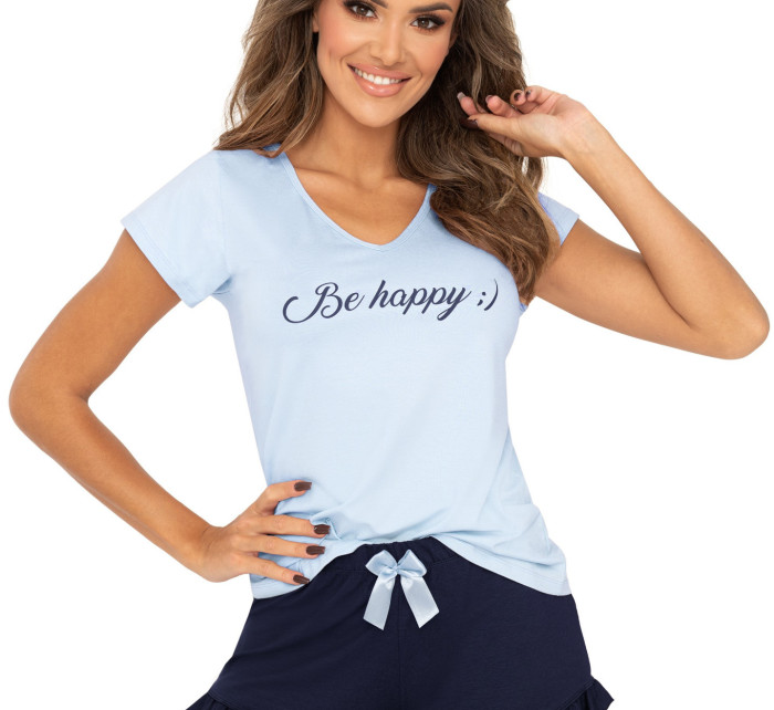 Pyžamo Be Happy 1/2 Blue - Donna