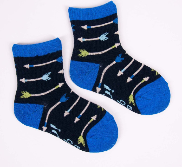 Chlapecké bavlněné ponožky Yoclub Patterns Colours 6-pack SKA-0117C-AA00-001 Multicolour