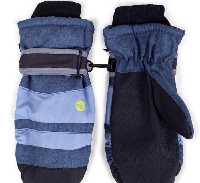 Dětské zimní lyžařské rukavice Yoclub REN-0213C-A110 Navy Blue