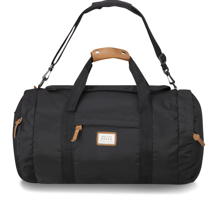 Semiline Fitness_Travel Bag A3028-1 Black