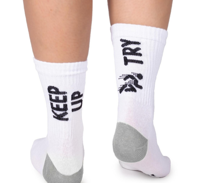 Yoclub Pánské sportovní ponožky SKA-0099F-A100 White