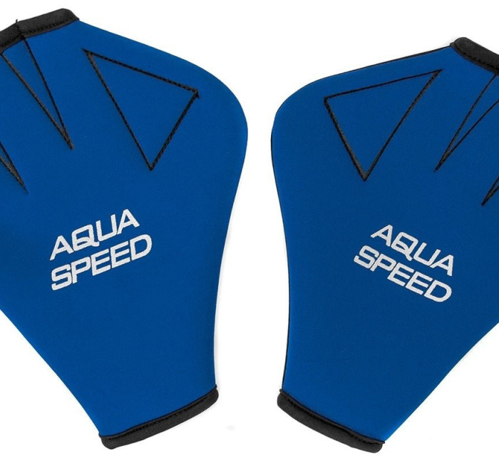 AQUA SPEED Plavecké rukavice Plavecká námořnická modrá