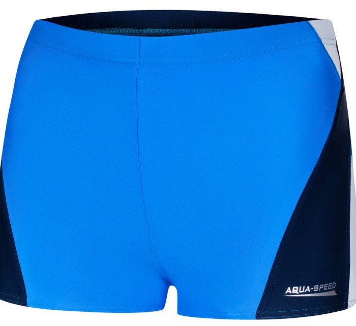AQUA SPEED Plavecké šortky Alex Blue/Navy Blue/White Pattern 254