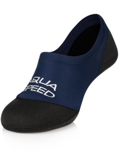 AQUA SPEED Ponožky na plavání Neo Navy Blue Pattern 10