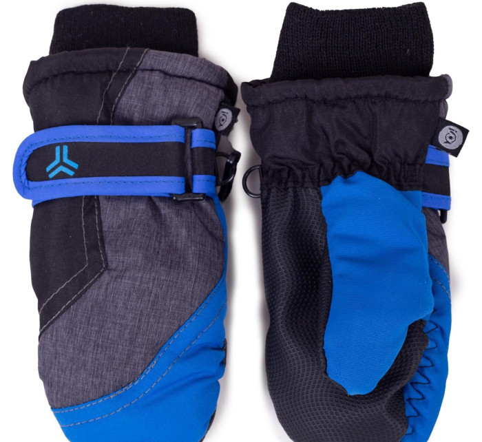 Yoclub Chlapecké zimní lyžařské rukavice REN-0291C-A110 Vícebarevné