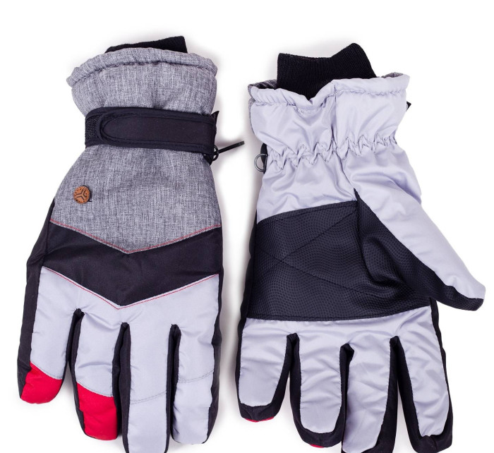 Yoclub Pánské zimní lyžařské rukavice REN-0306F-A150 Multicolour