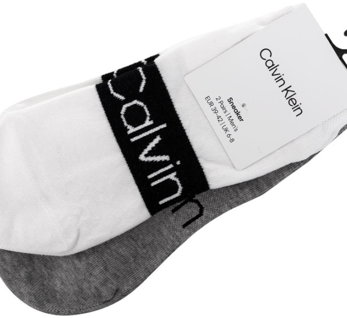 Ponožky Calvin Klein 2Pack 701218712001 Grey/White