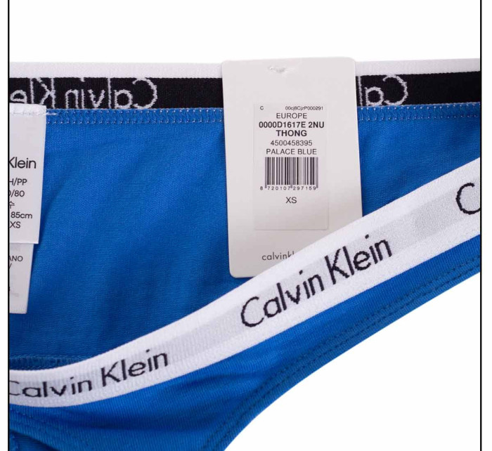 Calvin Klein Spodní prádlo Tanga 0000D1617E2NU Modrá