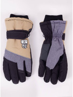 Yoclub Pánské zimní lyžařské rukavice REN-0302F-A150 Multicolour