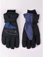 Yoclub Pánské zimní lyžařské rukavice REN-0305F-A150 Black