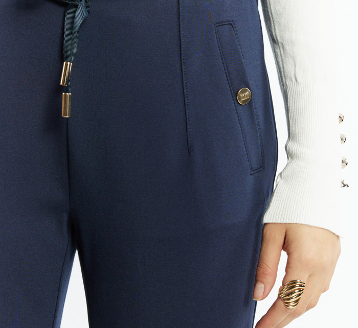Monnari Kalhoty Dámské látkové kalhoty Navy Blue