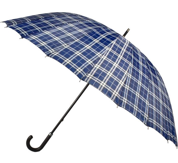 Deštník Semiline Premium Long 24 Ribs 2504 Black/Navy Blue/Grey