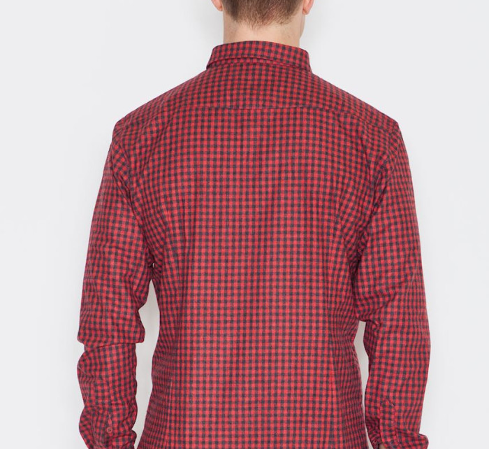 Košile Visent V010 Black-Red
