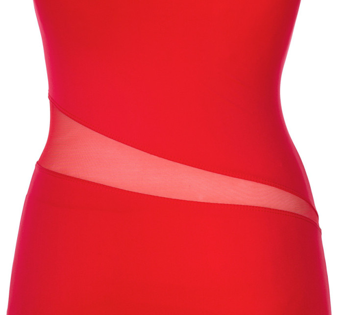 Šaty V-9089 červené - Axami