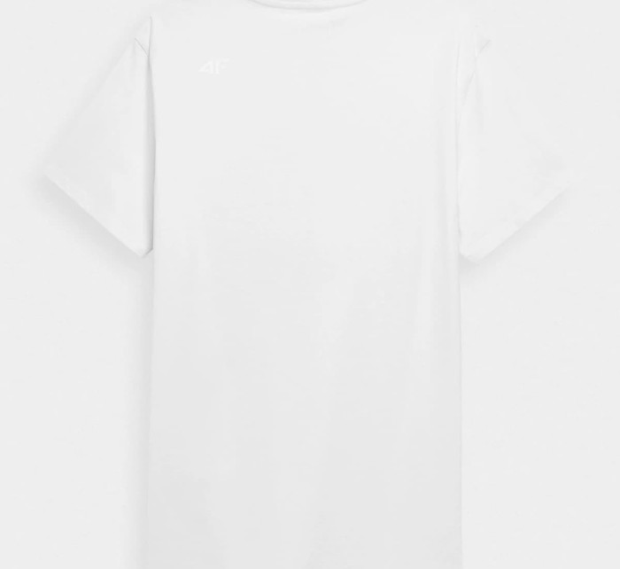 Pánské tričko 4F H4L22-TSM014 bílé