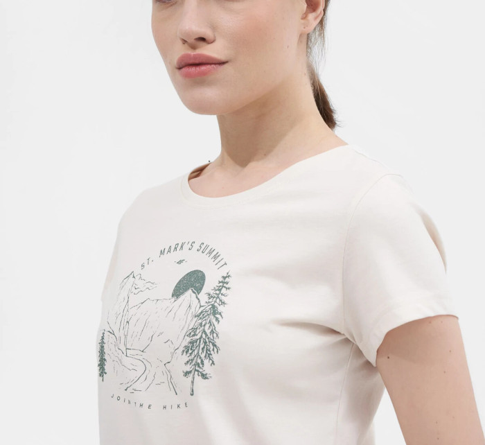 Dámské tričko z organické bavlny 4FSS23TTSHF273-11S bílé - 4F