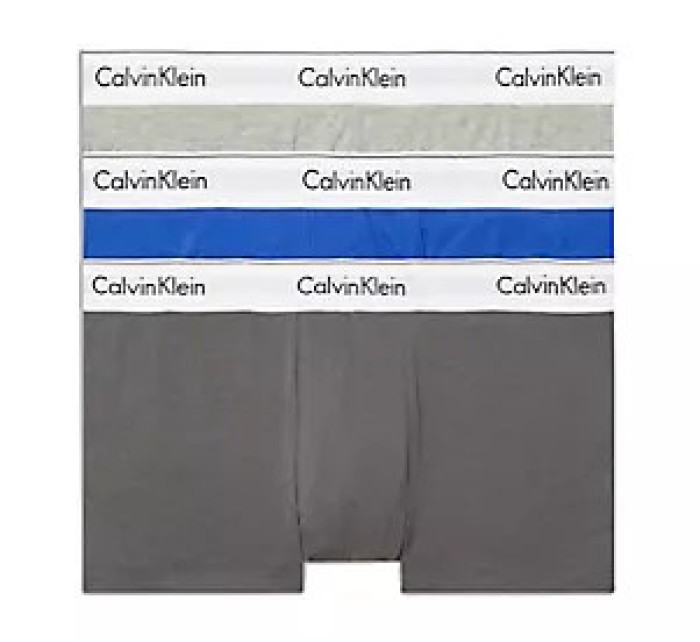 Pánské spodní prádlo LOW RISE TRUNK 3PK 000NB1085AM9I - Calvin Klein
