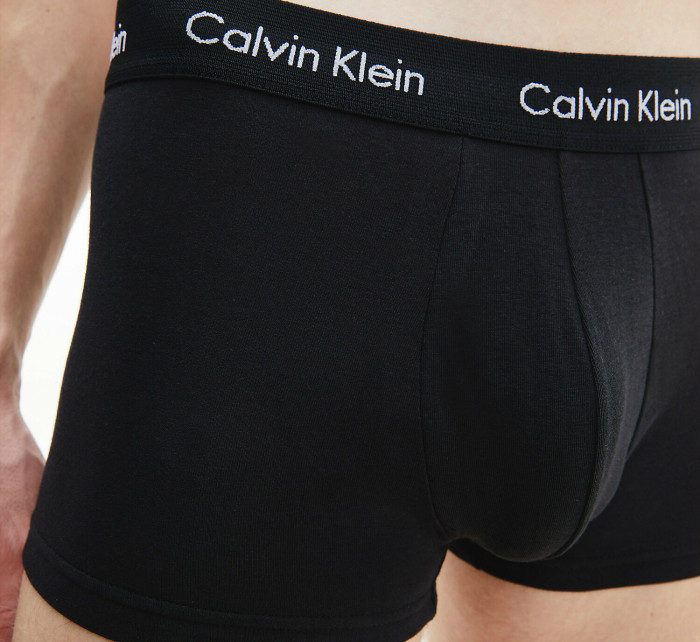 Pánské trenky 5 Pack Trunks Cotton Stretch 000NB2734AXWB černá - Calvin Klein