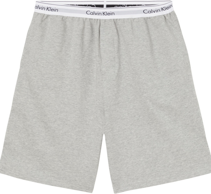 Pánské šortky Lounge Shorts Modern Cotton 000NM2303EP7A šedá - Calvin Klein