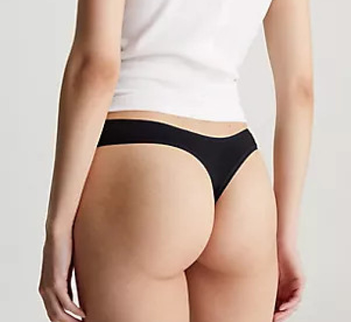 Spodní prádlo Dámské kalhotky THONG (LOW-RISE) 000QD5124EUB1 - Calvin Klein