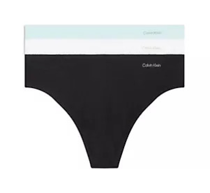 Dámské spodní prádlo 3 PACK THONG (MID-RISE) 000QD5219ENOY - Calvin Klein