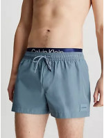 Pánské plavky Tkaný spodní díl SHORT DOUBLE WAISTBAND KM0KM00947C7Y - Calvin Klein