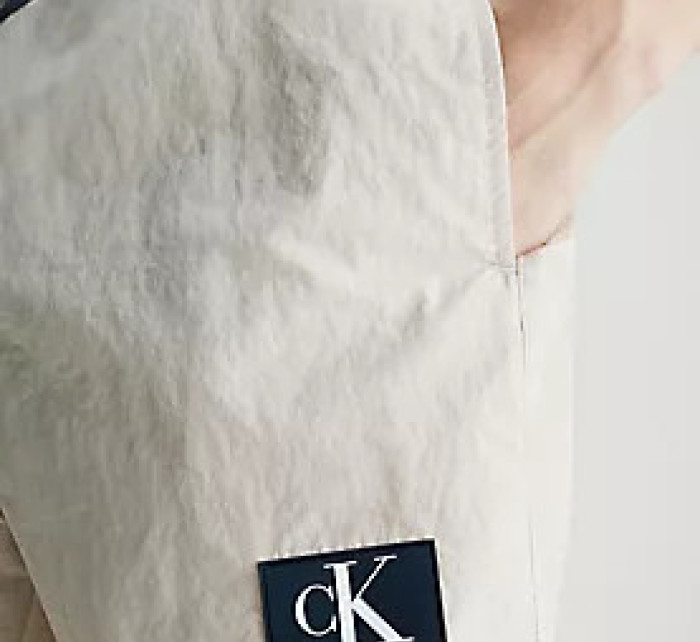 Pánské plavky Tkaný spodní díl MEDIUM DRAWSTRING KM0KM00980PE0 - Calvin Klein