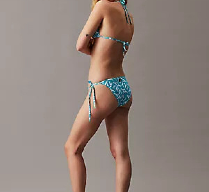 Dámské plavky Spodní díl STRING SIDE TIE-PRINT KW0KW024860G1 - Calvin Klein